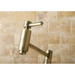 Online Concord Wall Mount Single Hole Pot Filler Kitchen Faucet Wall Mounted Kitchen Faucets|Single Hole