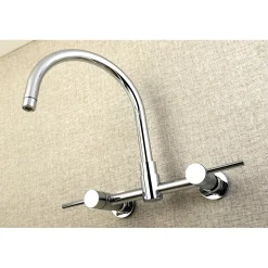 Concord Wall Mount 8-Inch Centerset Kitchen Faucet Wall Mounted Kitchen Faucets