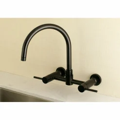 Concord Wall Mount 8-Inch Centerset Kitchen Faucet Wall Mounted Kitchen Faucets