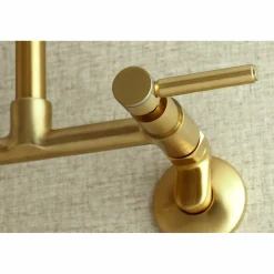 Sale Concord Wall Mount 2-Hole 8-Inch Adjustable Center Kitchen Faucet Wall Mounted Kitchen Faucets