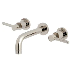 New Concord Wall Mount 2-Handle Bathroom Faucet Wall Mount