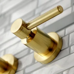 New Concord Wall Mount 2-Handle Bathroom Faucet Wall Mount
