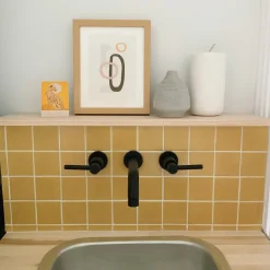 New Concord Wall Mount 2-Handle Bathroom Faucet Wall Mount