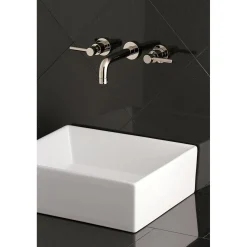New Concord Wall Mount 2-Handle Bathroom Faucet Wall Mount