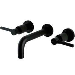 New Concord Wall Mount 2-Handle Bathroom Faucet Wall Mount