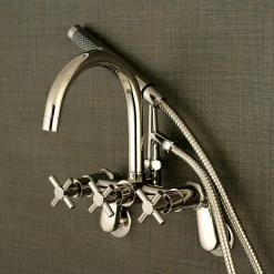 Discount Concord Wall Mount Tub Filler with Hand Shower Tub & Shower Sets|Tub Faucets