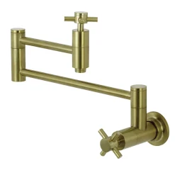 Outlet Concord Wall Mount Single-Hole Pot Filler Kitchen Faucet Wall Mounted Kitchen Faucets|Single Hole