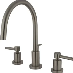 Best Concord Widespread Two Handle Lavatory Faucet with Brass Pop-up 8