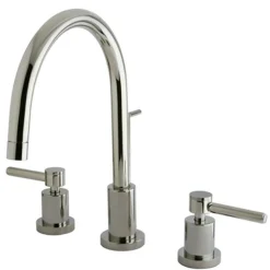 Best Concord Widespread Two Handle Lavatory Faucet with Brass Pop-up 8