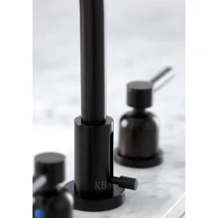 Discount Concord Widespread Bathroom Faucet with Brass Pop-Up 8