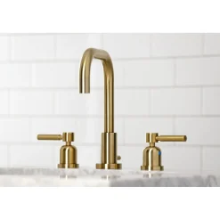 Discount Concord Widespread Bathroom Faucet with Brass Pop-Up 8