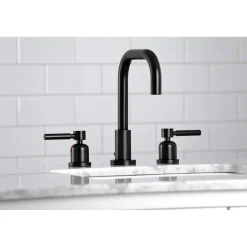 Discount Concord Widespread Bathroom Faucet with Brass Pop-Up 8