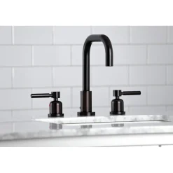 Discount Concord Widespread Bathroom Faucet with Brass Pop-Up 8