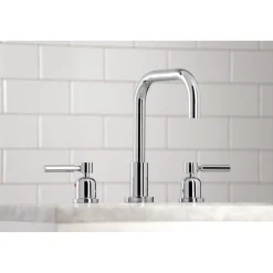 Discount Concord Widespread Bathroom Faucet with Brass Pop-Up 8