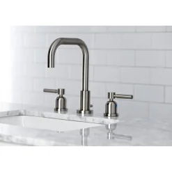 Discount Concord Widespread Bathroom Faucet with Brass Pop-Up 8