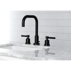 Discount Concord Widespread Bathroom Faucet with Brass Pop-Up 8