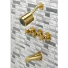 Best Concord 7.13" x 10.56" Three-Handle Tub and Shower Faucet Tub & Shower Sets