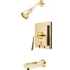 Clearance Contemporary Concord Tub and Shower Faucet with Single Handle Tub & Shower Sets