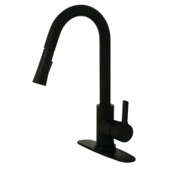 Best Continental Gourmetier Single-Handle Pull-Down Kitchen Faucet Single Hole