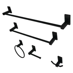 New Continental 5-Piece Bathroom Accessory Set Accessory Packages