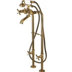 Sale Cross-Handle Freestanding Tub Faucet Package Free Standing Tub Fillers|Tub Faucets