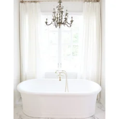 Sale Cross-Handle Freestanding Tub Faucet Package Free Standing Tub Fillers|Tub Faucets