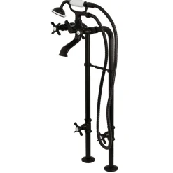 Sale Cross-Handle Freestanding Tub Faucet Package Free Standing Tub Fillers|Tub Faucets
