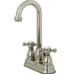 Discount Cross-Handle 4-Inch Centerset Bathroom Faucet 4