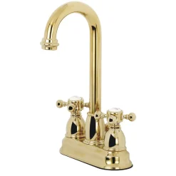 Discount Cross-Handle 4-Inch Centerset Bathroom Faucet 4