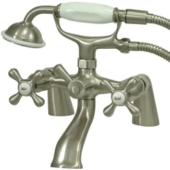 Clearance Deck Mount Clawfoot Tub Faucet with Hand Shower Tub & Shower Sets|Tub Faucets