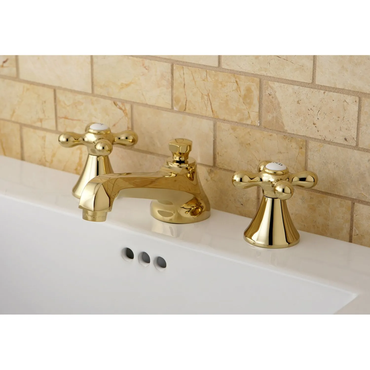 Sale Deck Mount 2-Handle 8-Inch Widespread Bathroom Faucet 8" Widespread