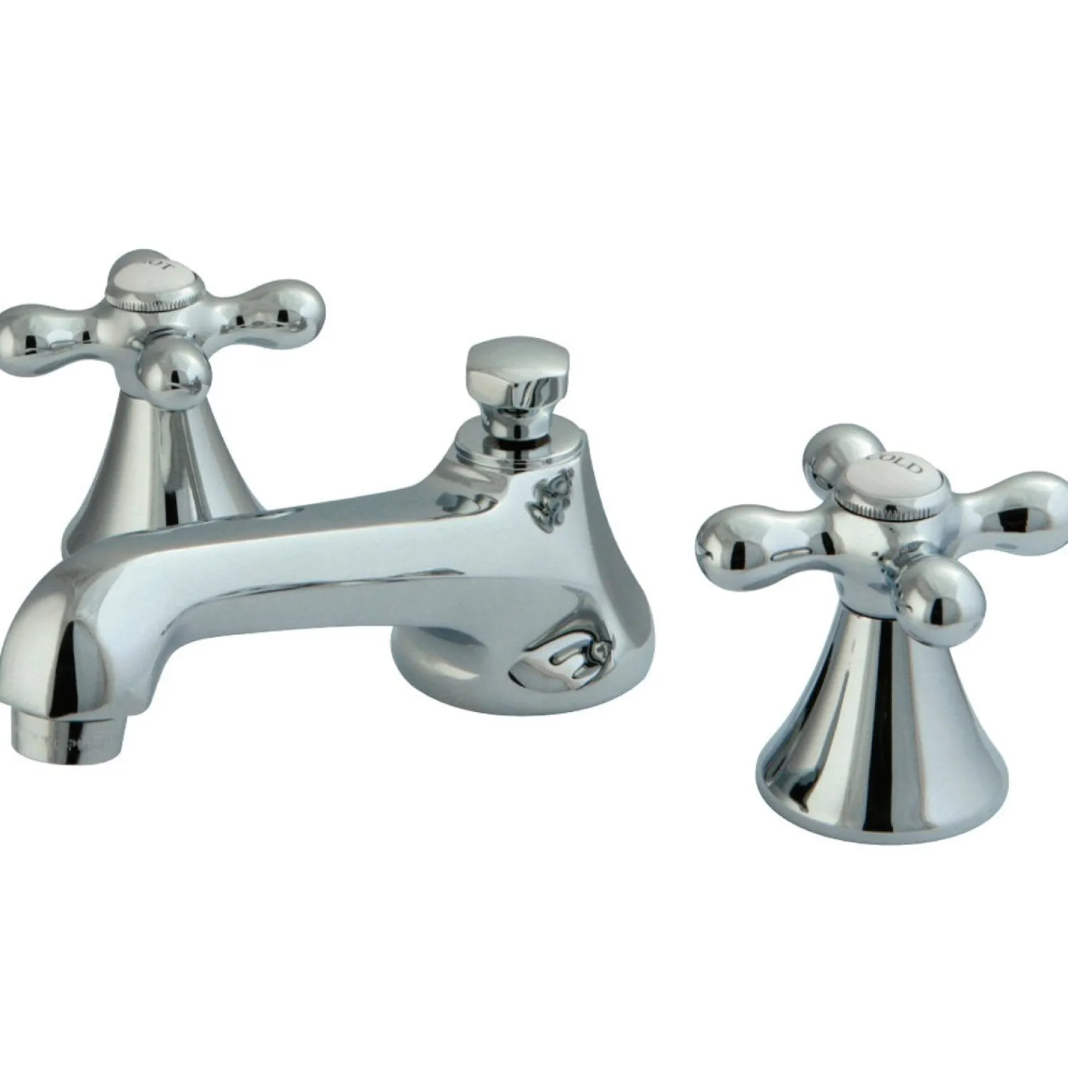 Sale Deck Mount 2-Handle 8-Inch Widespread Bathroom Faucet 8" Widespread