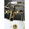 Outlet Deck Mount 2-Hole Clawfoot Tub Faucet with Hand Shower Tub & Shower Sets|Tub Faucets