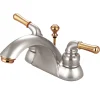 Discount Deck Mount 4-Inch Centerset Bathroom Faucet with Pop-Up Drain 4" Center Set