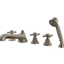 Hot Deck Mount Roman Tub Filler with Hand Shower Tub & Shower Sets|Tub Faucets