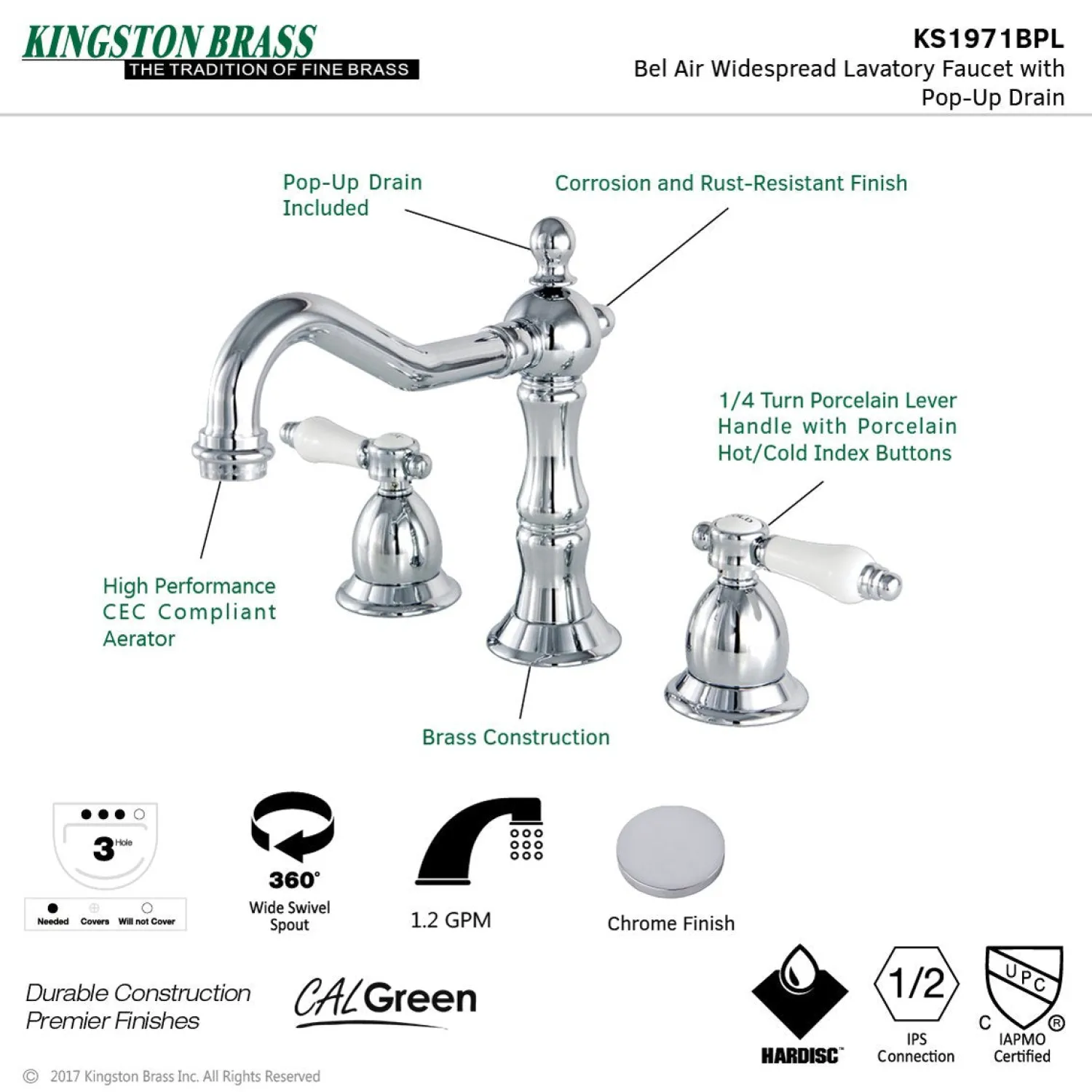 Best Deck Mount 8" Widespread Bathroom Faucet 8" Widespread