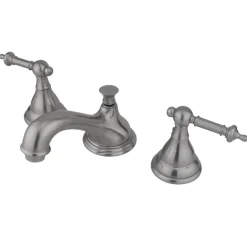 Best Deck Mount 8" Widespread Bathroom Faucet with Brass Pop-Up 8" Widespread