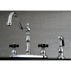 Duchess Centerset 4-Hole Kitchen Faucet Faucets With Side Spray