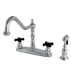 Duchess Centerset 4-Hole Kitchen Faucet Faucets With Side Spray