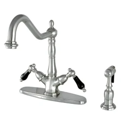 Online Duchess 8" Centerset Deck Mount Kitchen Faucet with Brass Sprayer Faucets With Side Spray