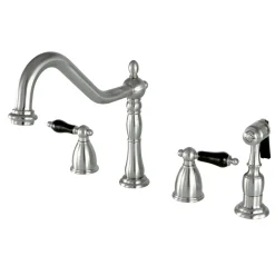 Duchess Deck Mount Widespread 4-Hole Kitchen Faucet Widespread Kitchen Faucets|Faucets With Side Spray