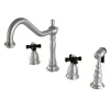 New Duchess Deck Mount 4-Hole Widespread Kitchen Faucet Widespread Kitchen Faucets|Faucets With Side Spray