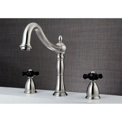 Online Duchess Deck Mount Roman Tub Filler with Cross Handle Tub Faucets