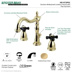 Outlet Duchess 3-Hole 8-Inch Widespread Bathroom Faucet 8