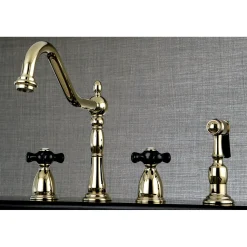Discount Duchess 4-Hole Widespread Kitchen Faucet Widespread Kitchen Faucets|Faucets With Side Spray