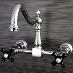 Sale Duchess 8-Inch Centerset Wall Mount 2-Hole Kitchen Faucet Wall Mounted Kitchen Faucets