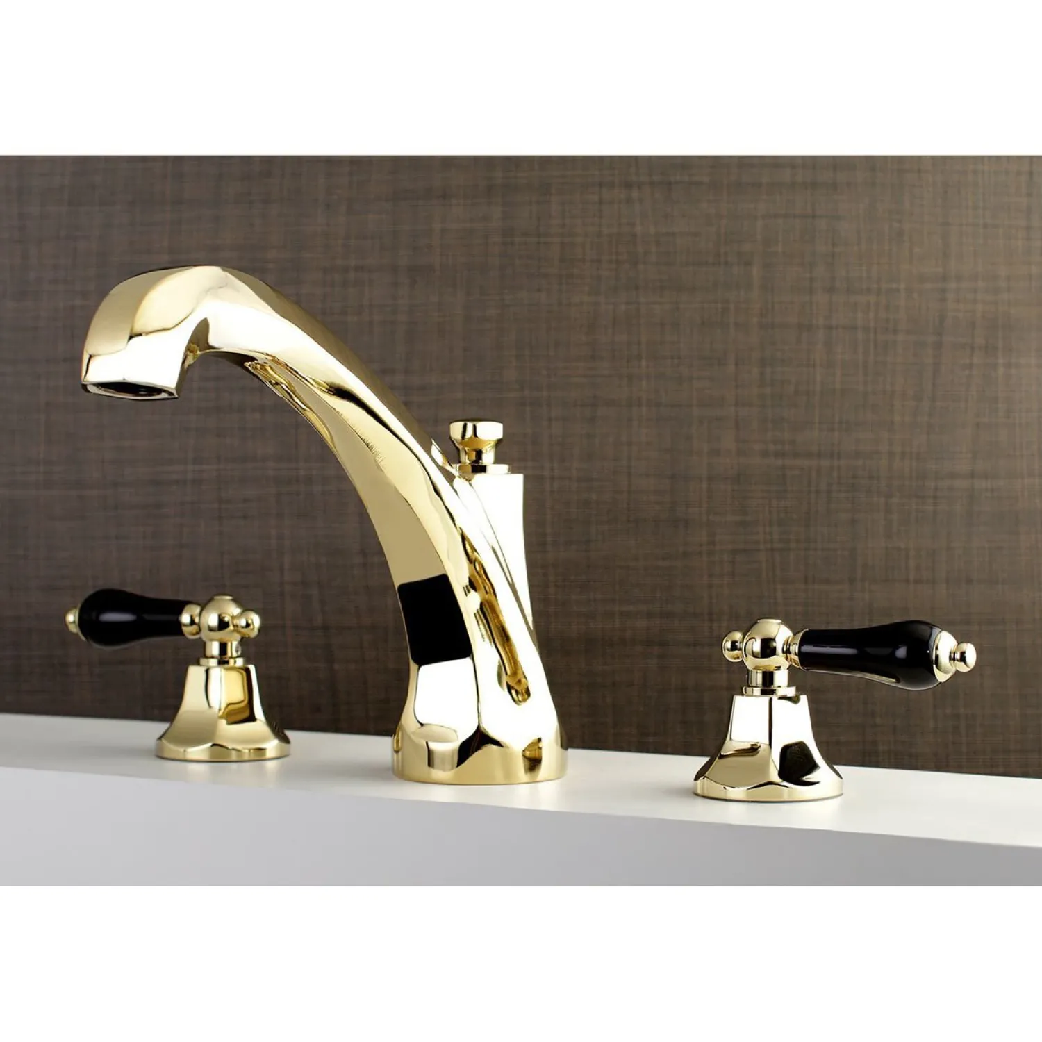 Clearance Duchess Roman Tub Filler with Porcelain Lever Handle Tub Faucets