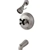 Outlet Duchess Tub and Shower Faucet with Cross Handle Tub & Shower Sets|Tub Faucets