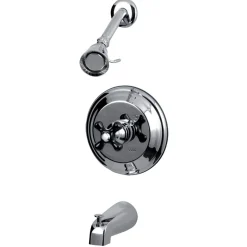 Outlet Duchess Tub and Shower Faucet with Cross Handle Tub & Shower Sets|Tub Faucets