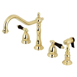 Outlet Duchess Widespread 4-Hole Kitchen Faucet Widespread Kitchen Faucets|Faucets With Side Spray